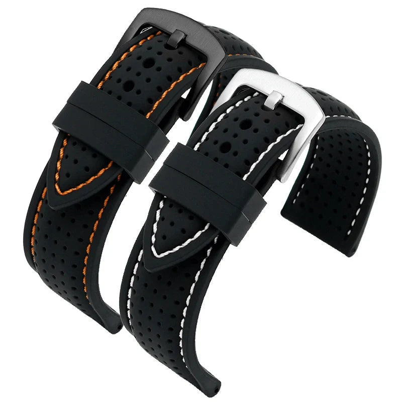 COROS PACE & APEX Perforated Silicone Band with Contrast Stitching