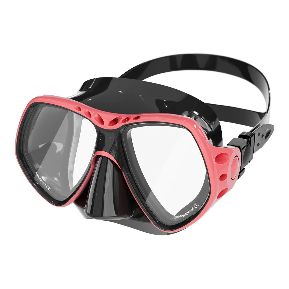 New Multi-Style Adult Scuba Diving Mask Swimming Goggles Scuba Snorkel Silicone HD Anti-Fog Tempered Glass Diving Goggles Gifts