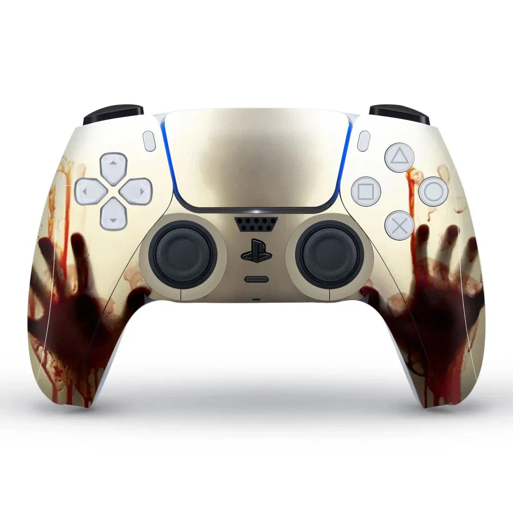 Protective Decal Skin for PS5 Controller Gamepad Full Protection Sticker for PlayStation 5 Joystick for PS5 Accessories