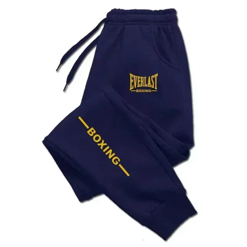 Pantalones de chándal de felpa para hombre EVERLAST