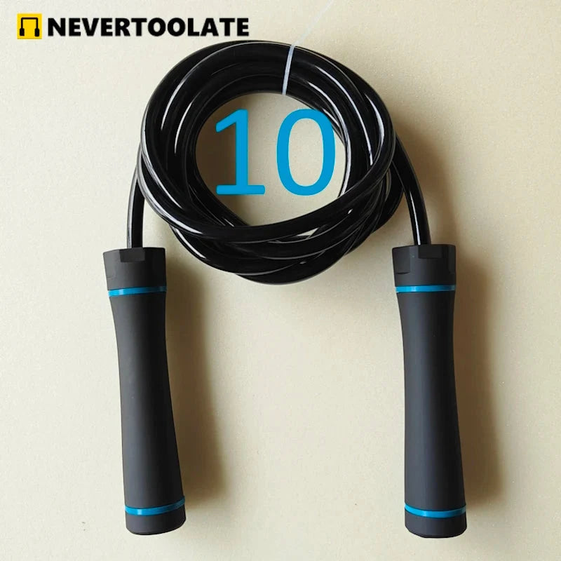 Heavy 460g Weighted Jump Rope - 10mm PVC HIIT Fitness Rope