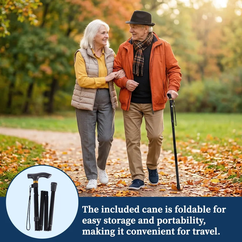 Lightweight Transport Wheelchair for Adults & Seniors, 19 lbs Foldable Travel Wheelchair with 18.1" Wide Seat