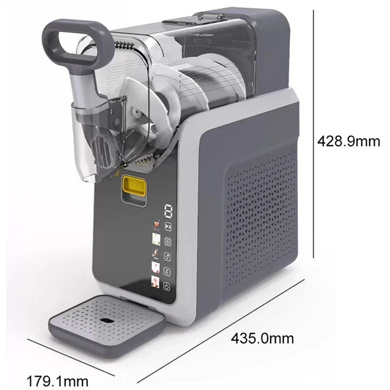 Snow Melting Machine Small Household Cold Drink Slush Machine Smoothie Beverage Machine Milkshake Shaved Ice Full Set