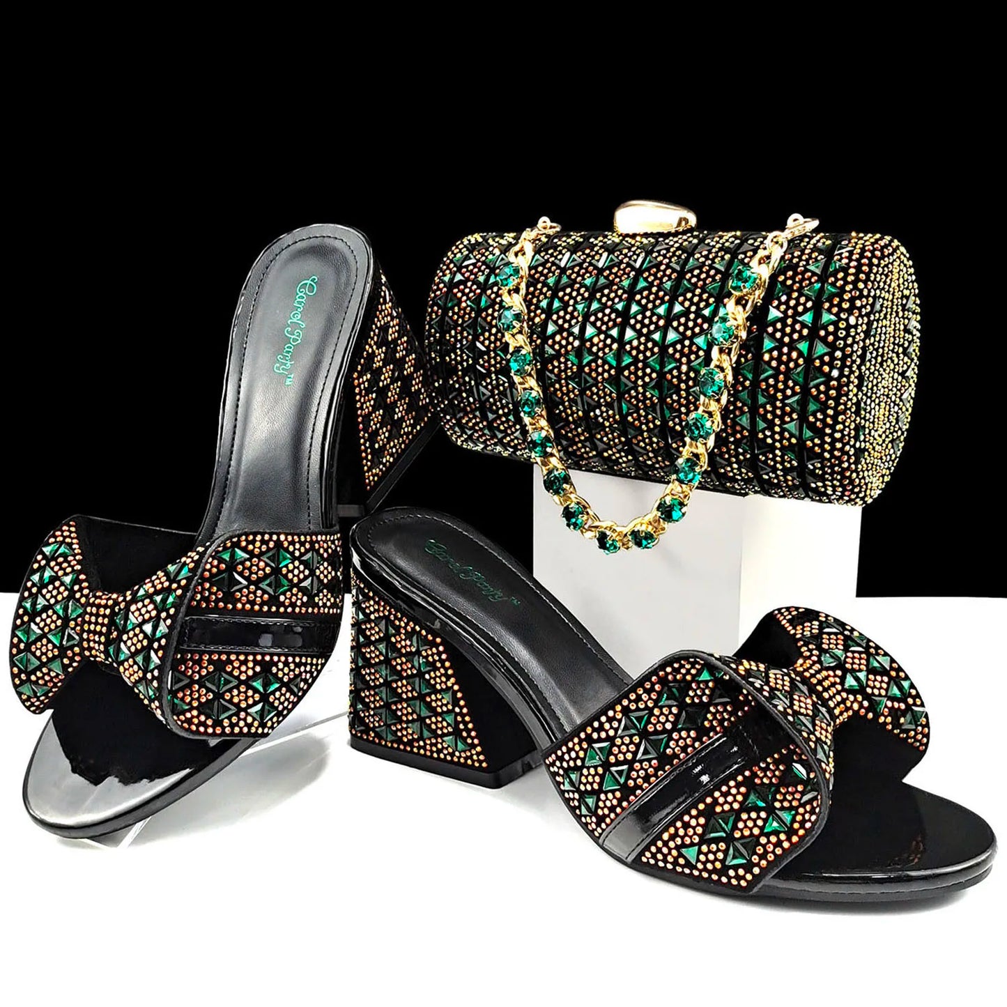 Conjunto de Zapatos y Bolsos de Señora de Alta Calidad HJJ1-10