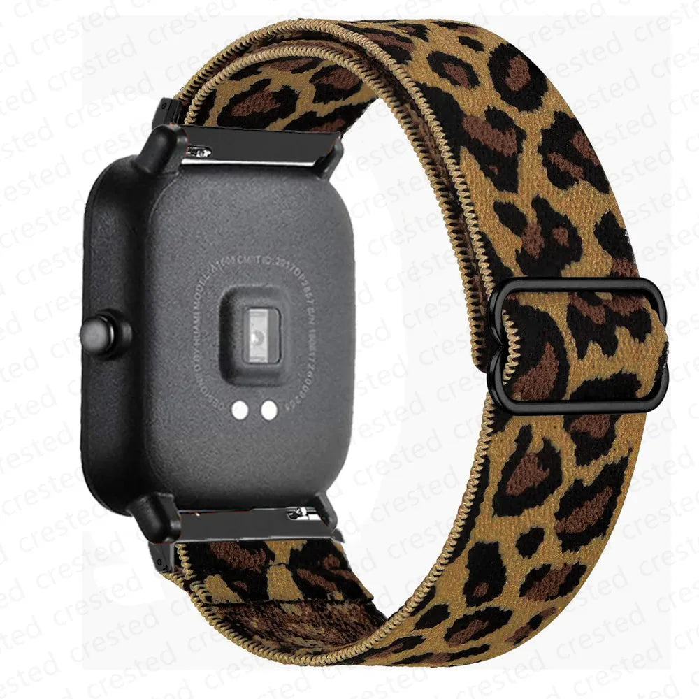 Motorola Moto Watch Stretch Nylon Loop Band with Slide Buckle