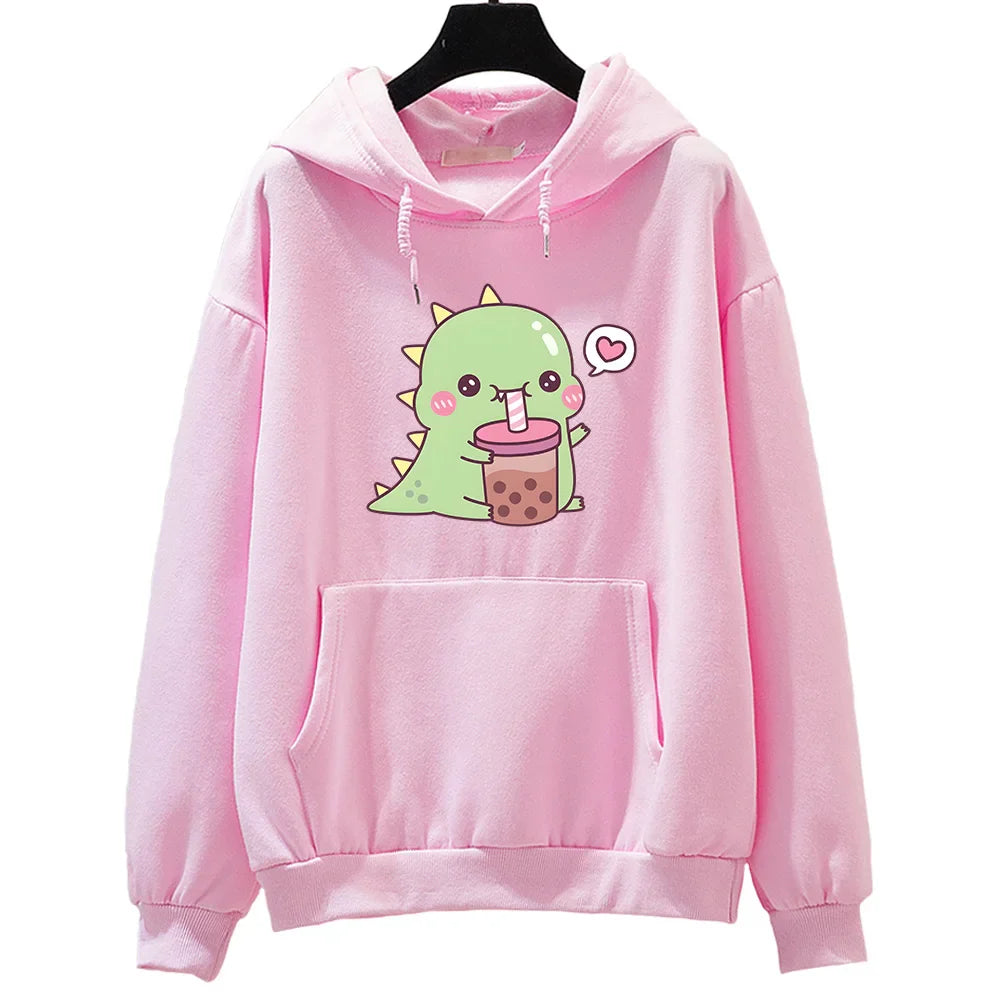 Sudadera con Capucha Rexy Adora el Té de Boba