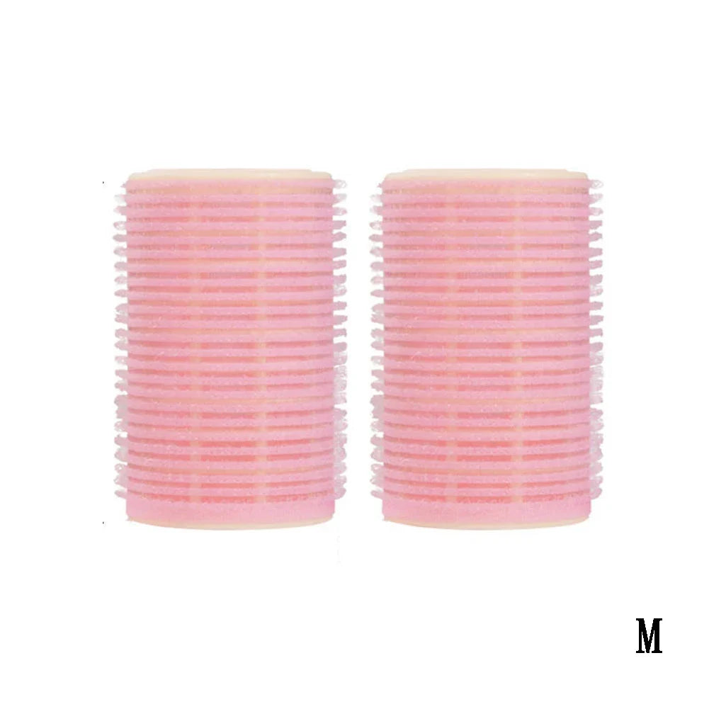 Plastic Hair Rollers Self Adhesive Manual Hair Curler No Heat Hair Rollers Long-lasting Fluffy Styling Hair Styling Tool