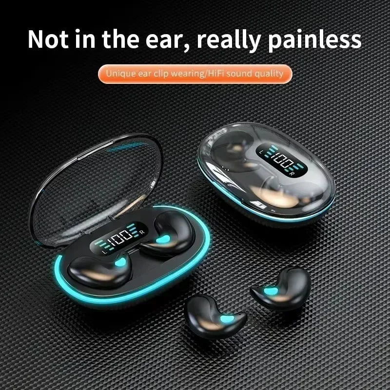 2026New style X55 Wireless Earphones Headphones Noise Reduction Sport Game Sleep Bluetooth 5.0 Earbuds HIFI Stereo Music Headset