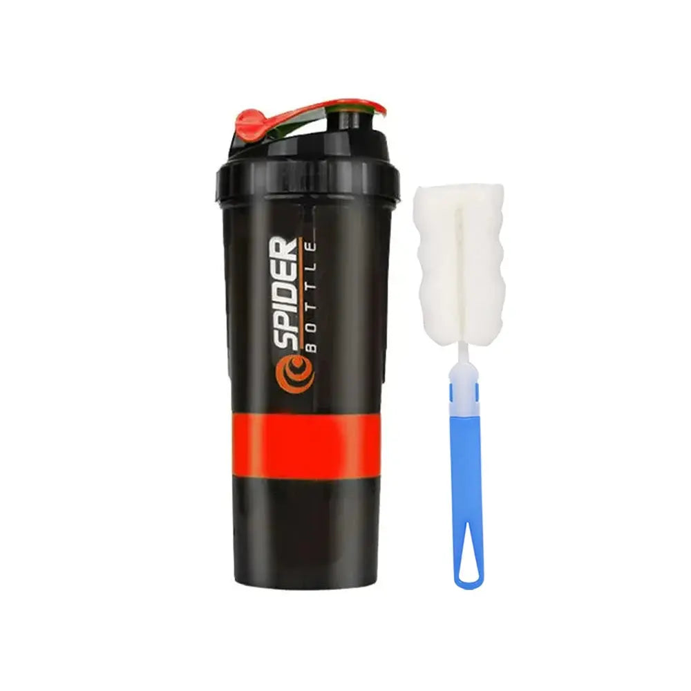 Portable Exercise Shaker with Mixing Compartments