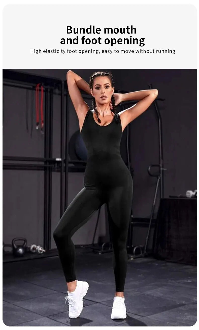 Mono de yoga ceñido sin espalda FlexiFit