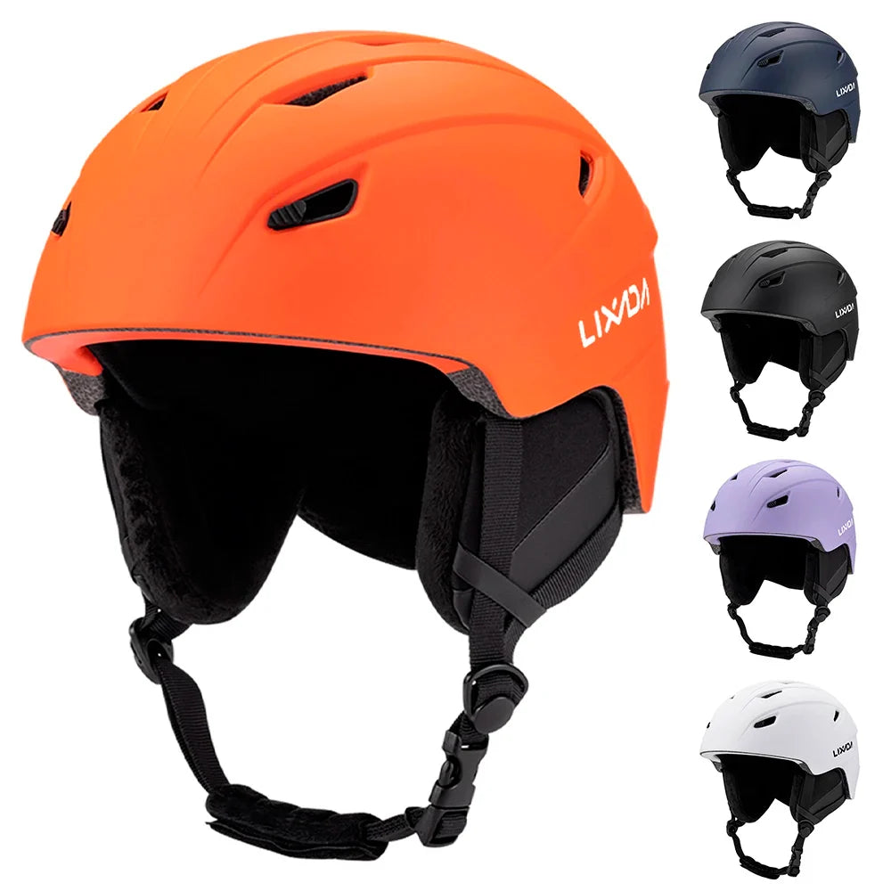 Lightweight Ski & Snowboard Helmet: Warm & Adjustable