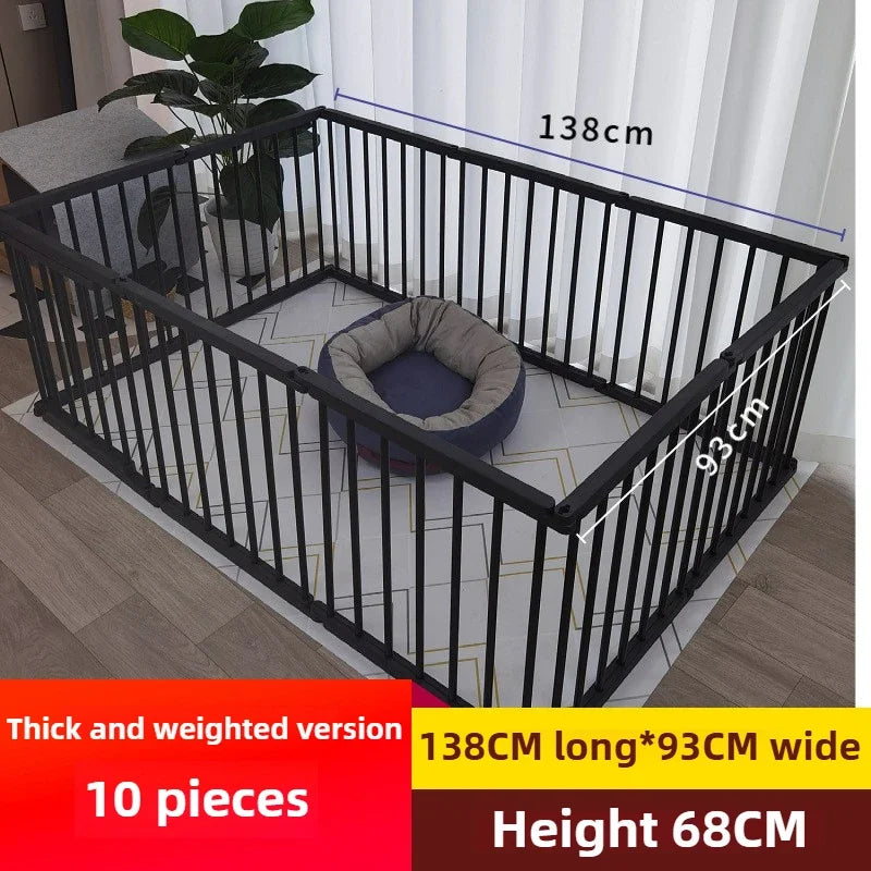 68CM in High Dog Fence Barrier Indoor DIY Poodle Teddy Fences Freely Combined Thickened Rabbit Cage Spliced Pet Guardrails