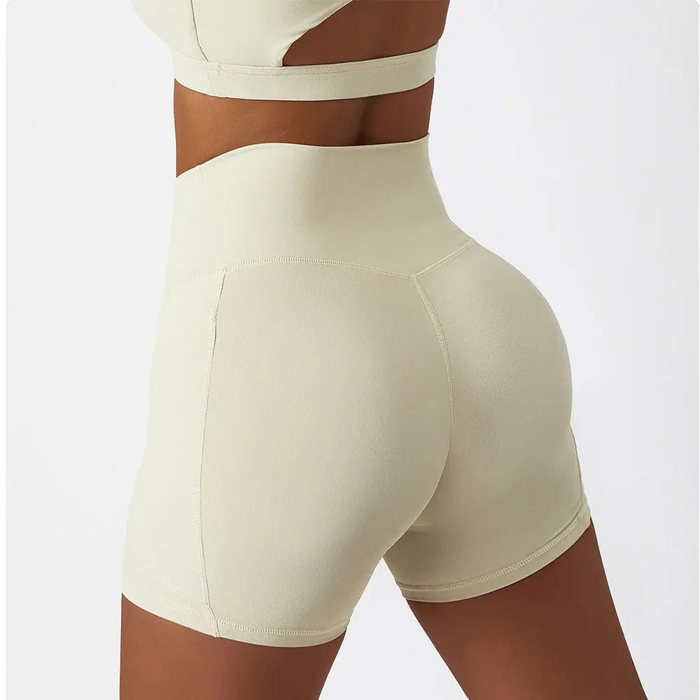 High Waisted Yoga Shorts for Women