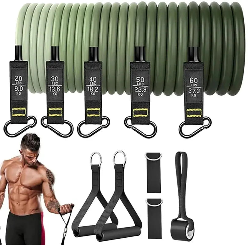Resistance Band Set for Yoga, Pilates, & Fitness