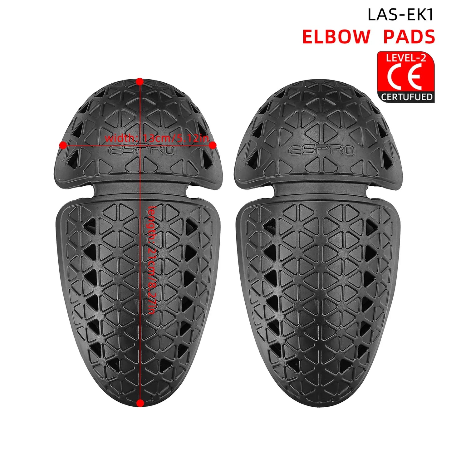 Black CE Level 2 Certified Motorcycle Jacket Insert Protector Thick Elastic Back Spine Protective Pad Rider Armor Coat Accessory