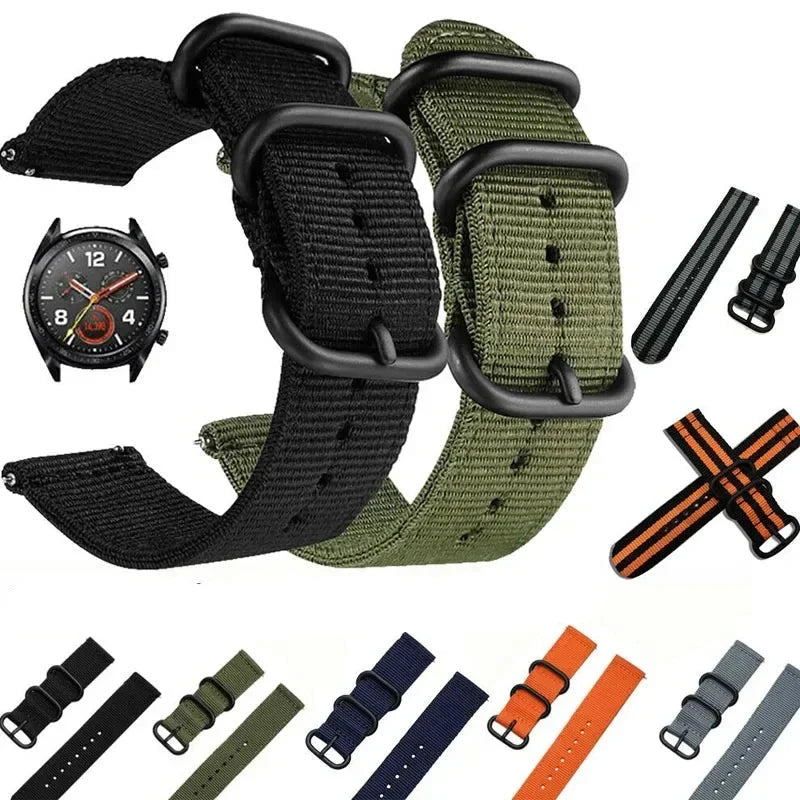 COROS Nylon Sport Watch Bands - Nylon Strap with Stainless Buckle