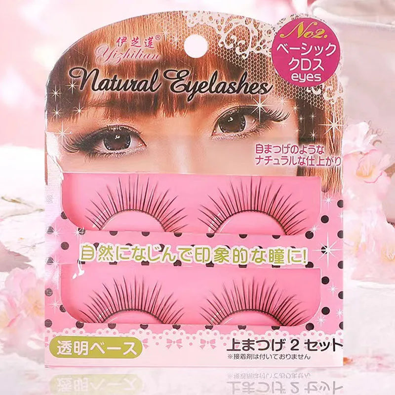 Faux mink eyelashes natural 3d mink lashes makeup volume false eyelashes in bulk cilio H13 E-08