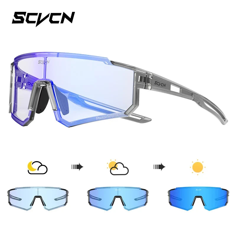 SCVCN MTB Bike Bicycle Camping Golf UV400 Glasses Women Baseball Fashion Street Sunglasses for Men Sport Y2K Cycling Glasses