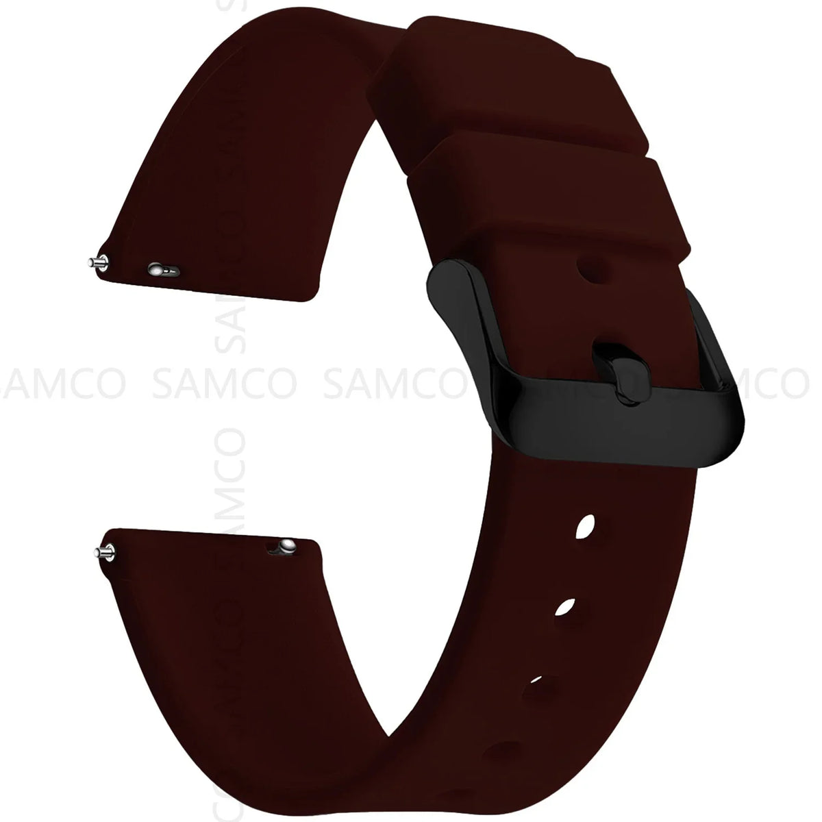 Samsung Galaxy Watch 7, 6, 5, 4 & FE Curved-End Silicone Band