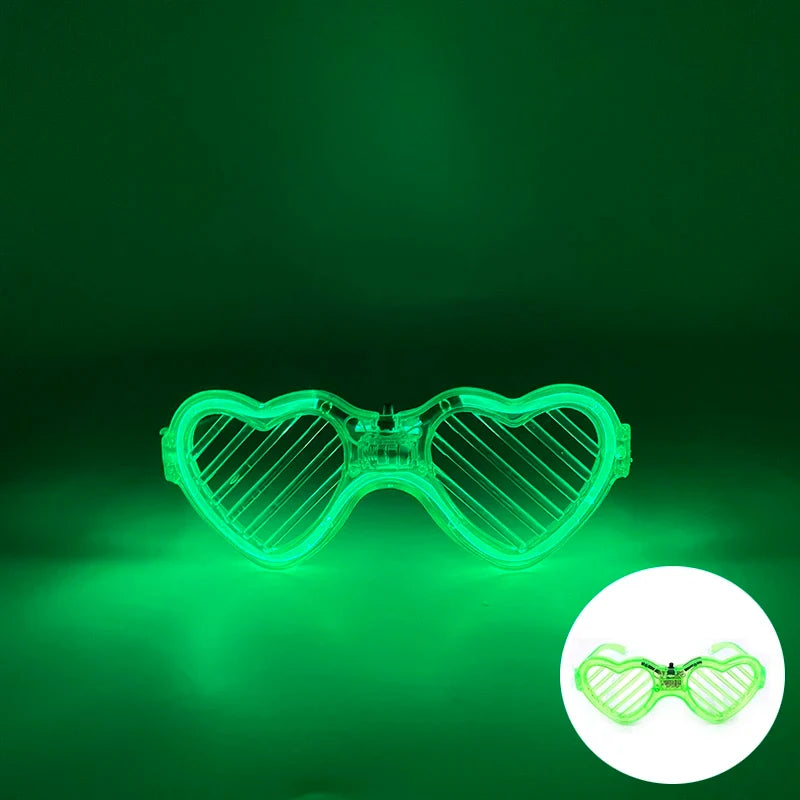 New Cool Wireless Glowing LED Light Up Glasses For Rave Festival Party Luminous Neon Mosaic Sunglasses Club Disco Eye Glasses