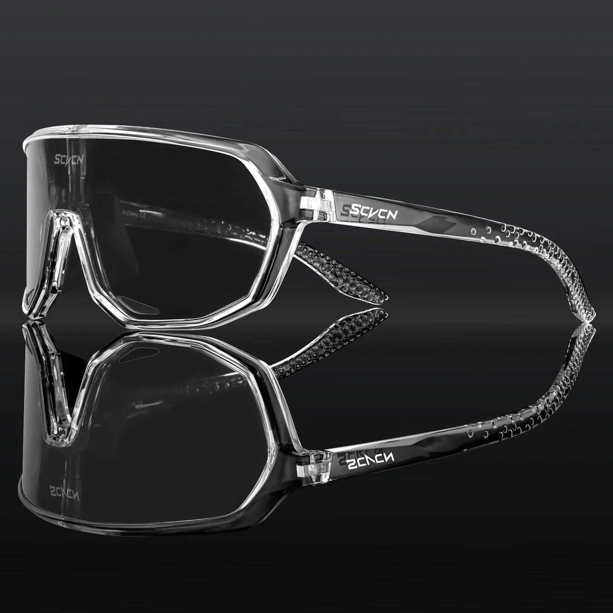 Scvcn Cycling Glasses Photochromic Sunglasses for Men Sun Mountain Bike Road Bicycle Eyewear Cycle Goggles Sports UV400 MTB