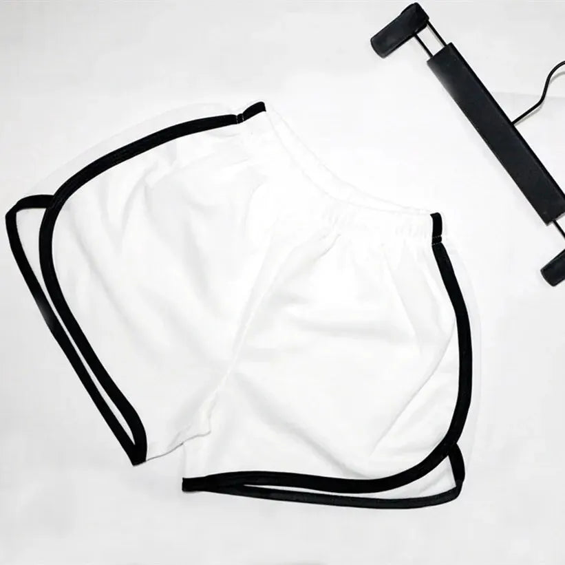 Pantalones cortos elásticos para mujer, holgados, de secado rápido