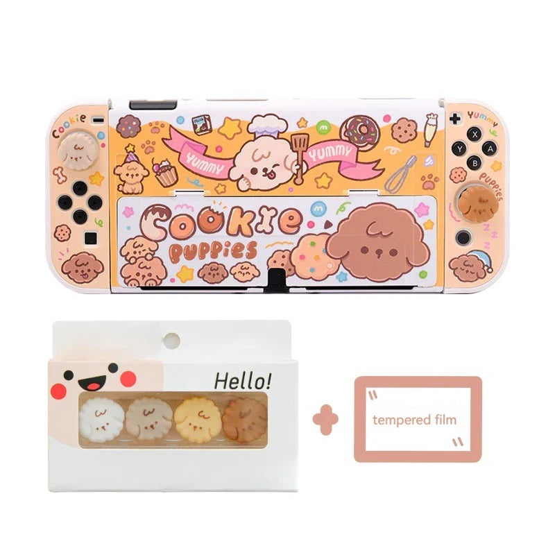 Funda para Nintendo Switch de perritos de galleta