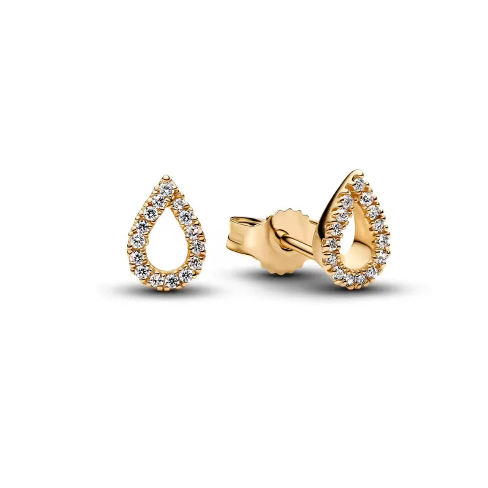 925 Silver Butterfly Cherry Stud Earrings | Fine Jewelry Gift for Women