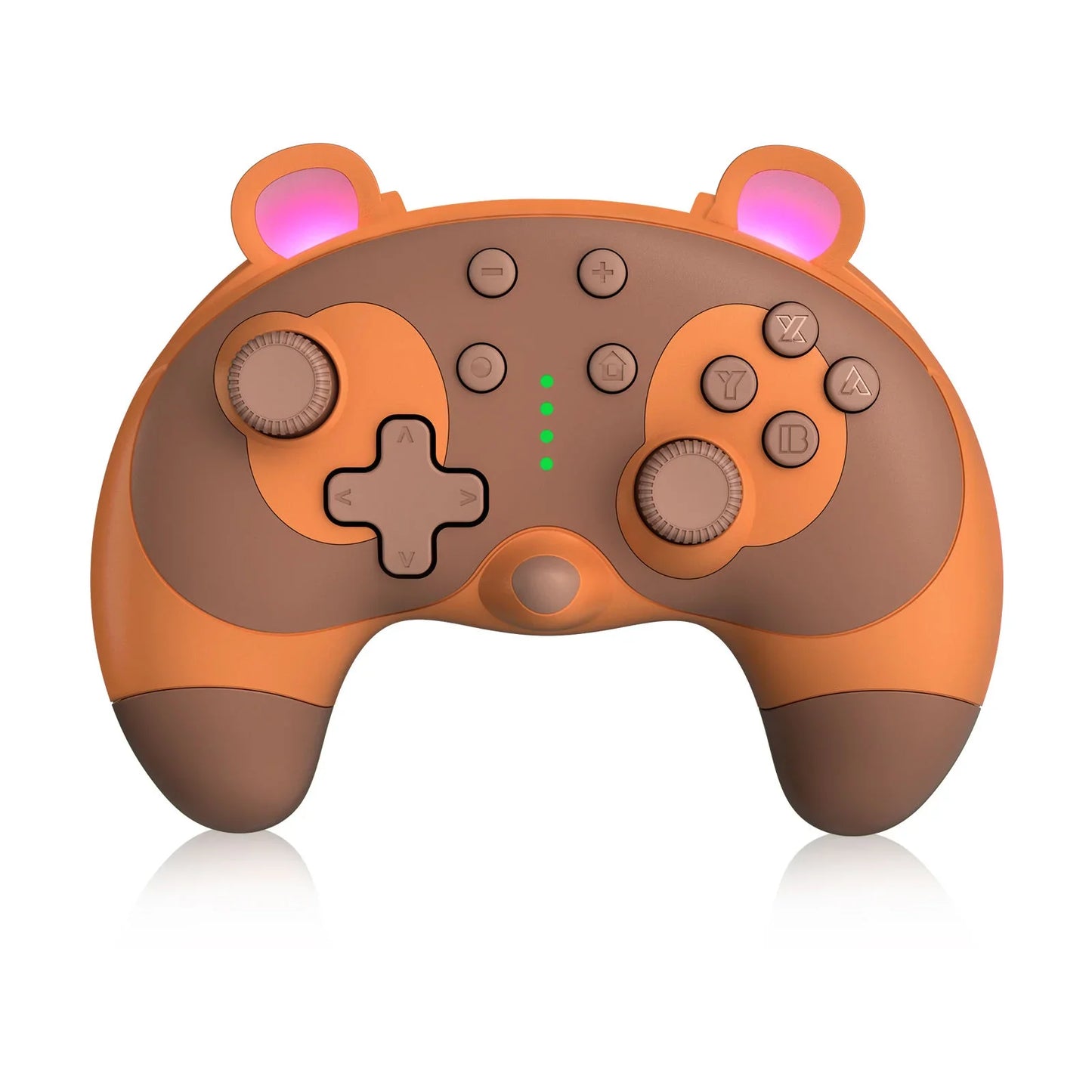 Dual-Operation Mode Gamepad with 6-Axis Gyro,Dual Vibration&Macro Programming,Large-Capacity Wireless Game Controller