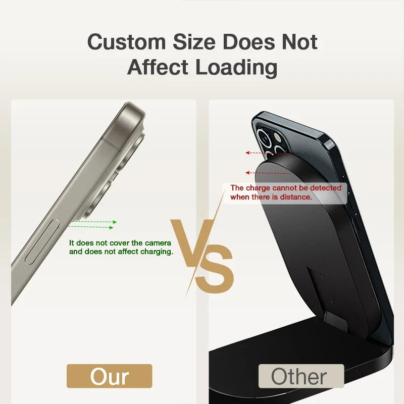 1hora Wireless Charging Stand 15W Fast Charging Overload Protection