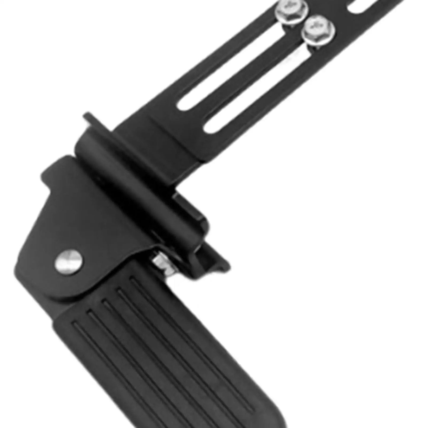 Electric Bike Front Footrest Foldable Retractable Pedal Anti Slip Foot Pegs Universal Adjustable Easy Installation Sturdy