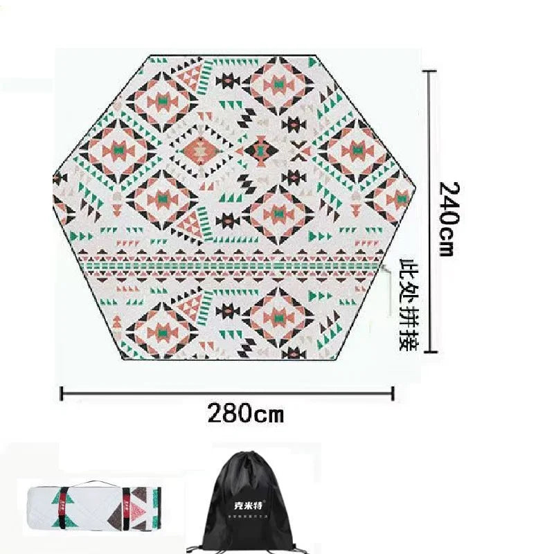 Camping Mat Outdoor Portable Ultra-light Waterproof Picnic Blanket Nature Hike Car Travel Tent Mat Beach Equipment Supplies