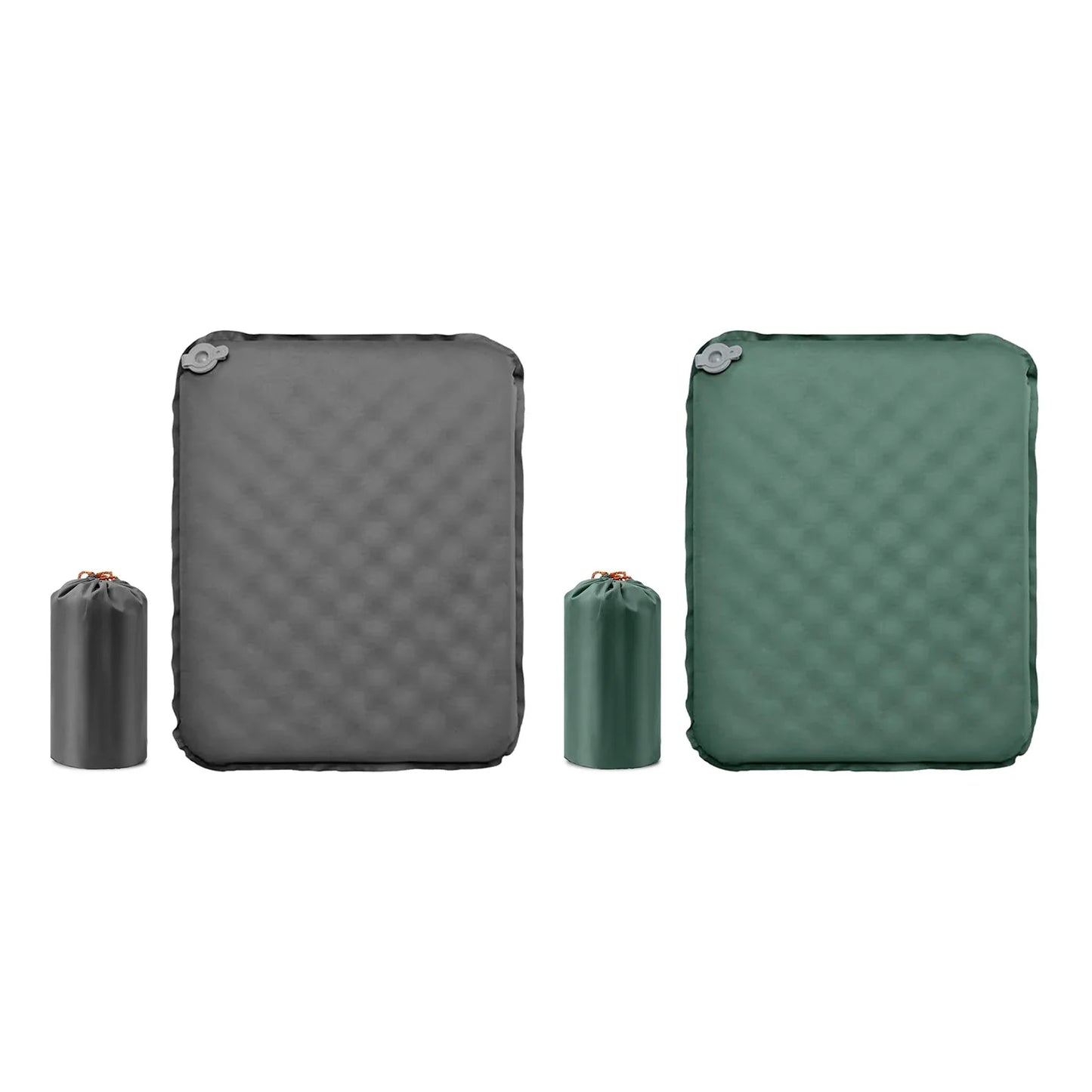 Portable Self Inflating Seat Cushion 5 Seconds Auto Inflate Camping Pad with Memory Foam Lightweight Travel Pillow for Outdoor