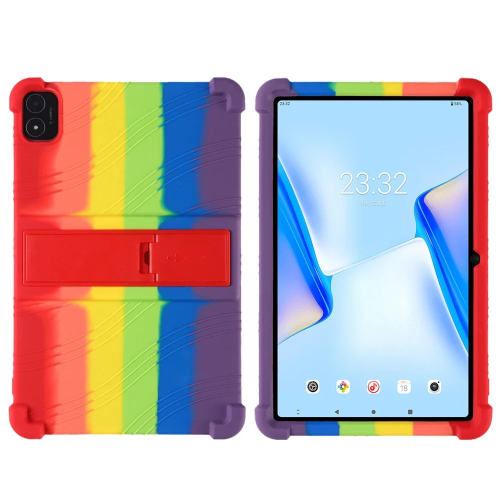 For SUAAT S3 Tablet Android 14 Tablet 10 inch Tablet  SUAAT S3 Children Safe Shockproof Silicon Stand Cover