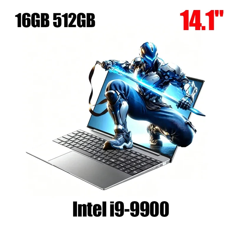 14.1" Gaming Laptop Intel Core I9-9900 32gb+2tb Windows 11 1920x1080