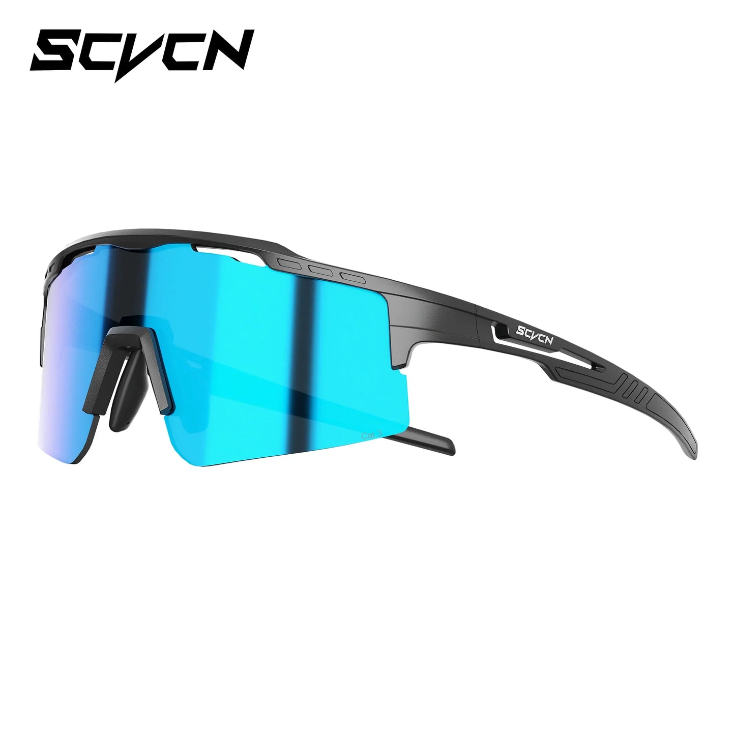 SCVCN UV400 Photochromic Outdoor Sports MTB Goggles Men Women Hiking Bike Riding Running Climbing Hydrophobic Eyewear Sunglasses