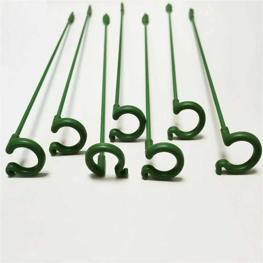 100pcs Plant Support Stakes Garden Floral Flower Support Single Stem