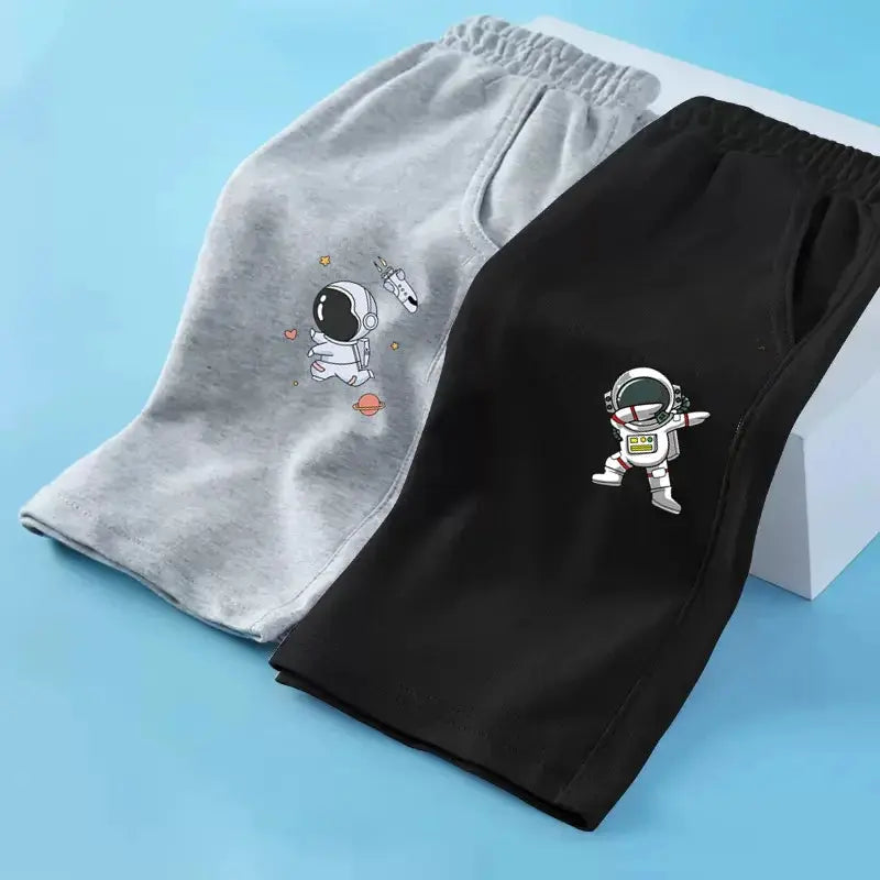 Boys' Athletic Shorts Astronaut Design