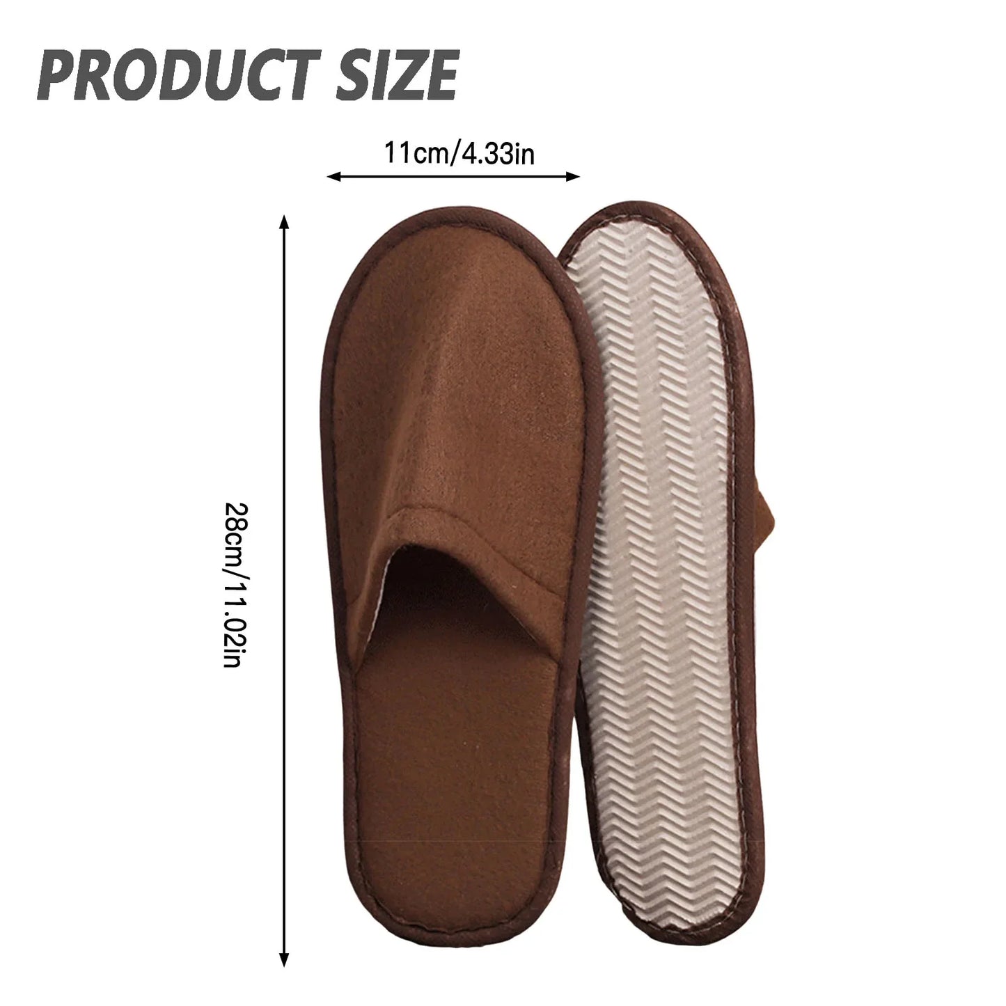Portable Home Guest Slippers Comfortable to Wear Thickened Slippers for Home and Travel Guests Use