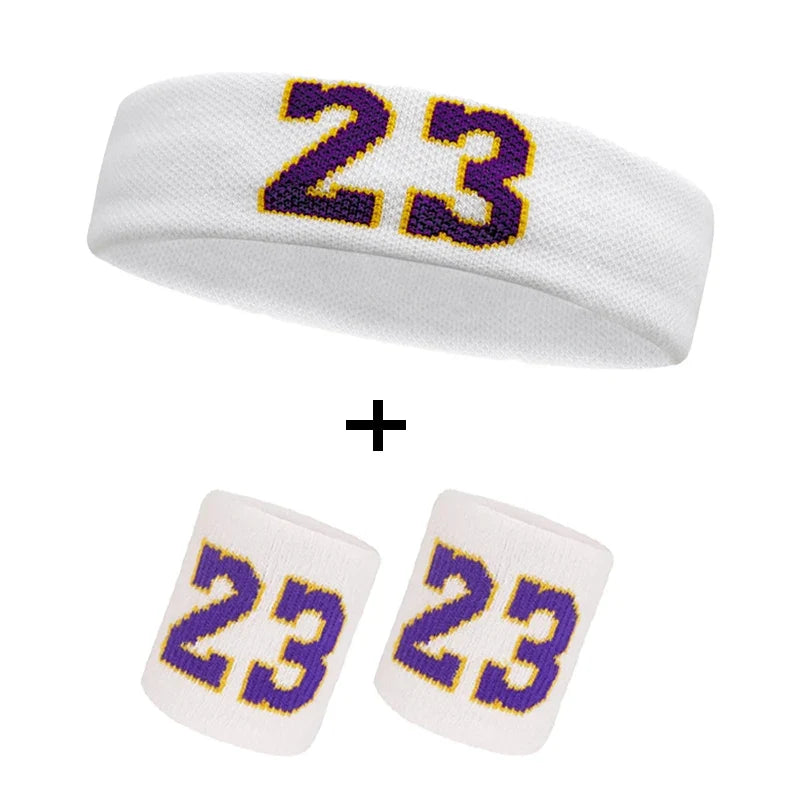 Cotton Sports Headband with Wrist Guard
