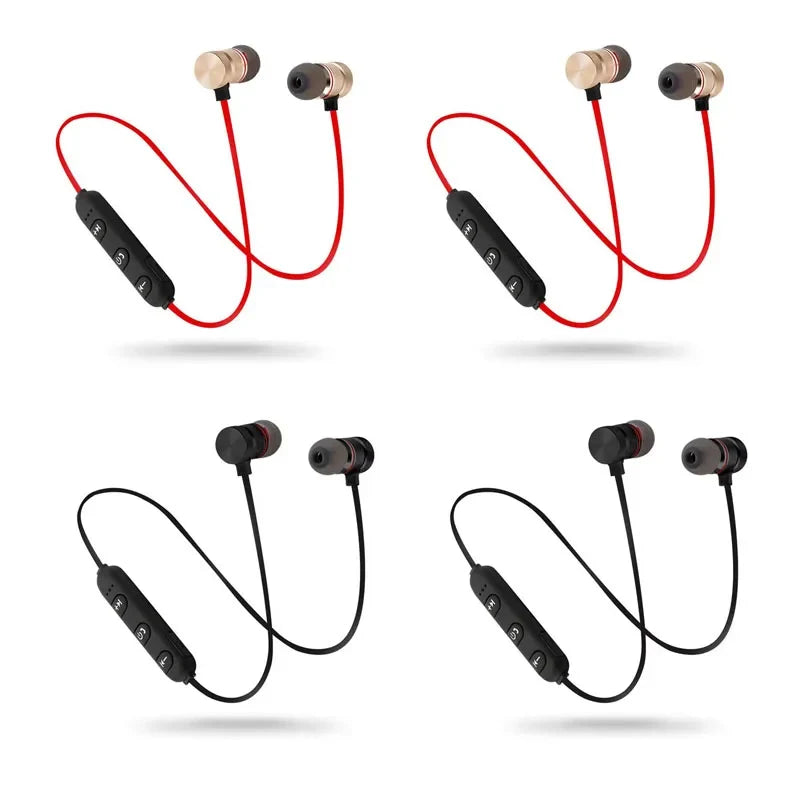 1/2/3/4pcs Bluetooth Earphone Sports Neckband Magnetic Wireless