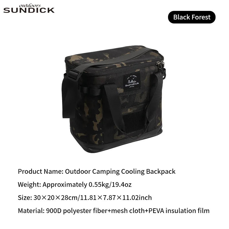 Outdoor Camping Crossbody Insulated Bag, Camping Insulation Bag, Hand-Held Storage Bag, Outdoor Activity Picnic Bag