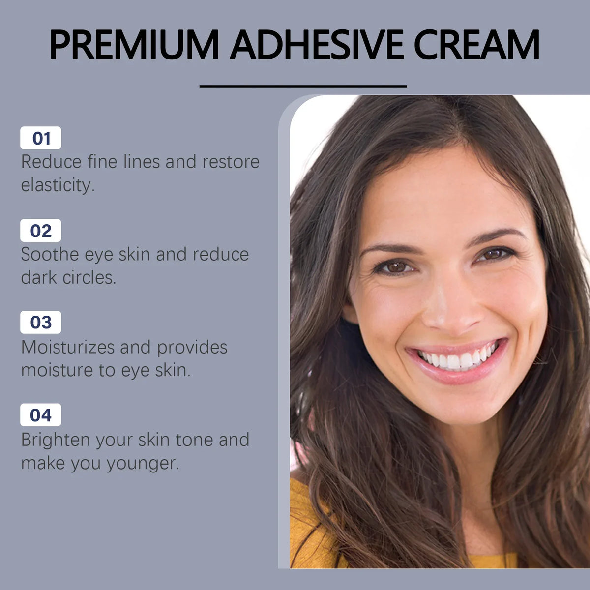 Denture Fixing Adhesive Cream Strong Complete Professional Dentures Glue Prevents Denture Loosening Care Fixed Adhesive 40g
