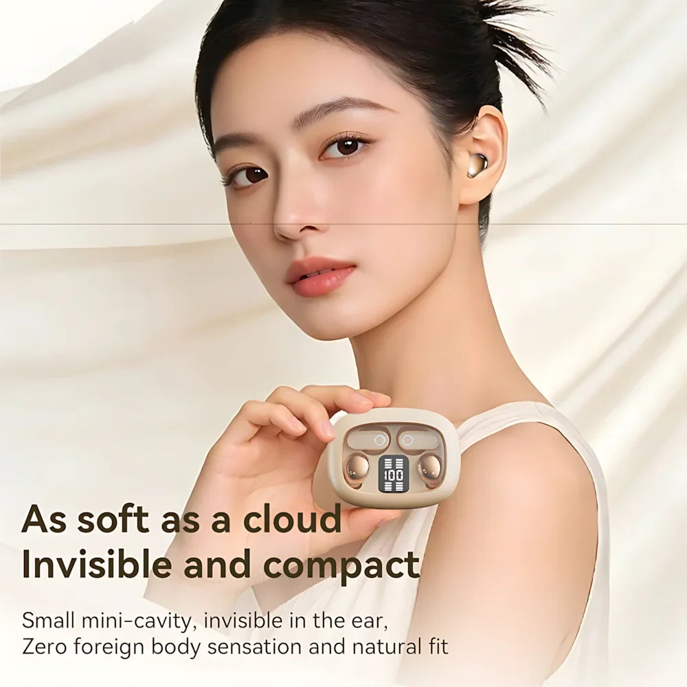 2-in-1 True Wireless In-ear Earphones Bluetooth Digital Earplug 9D Stereo 0 Delayed Game Couple Birthday Gift HD Call Headphones