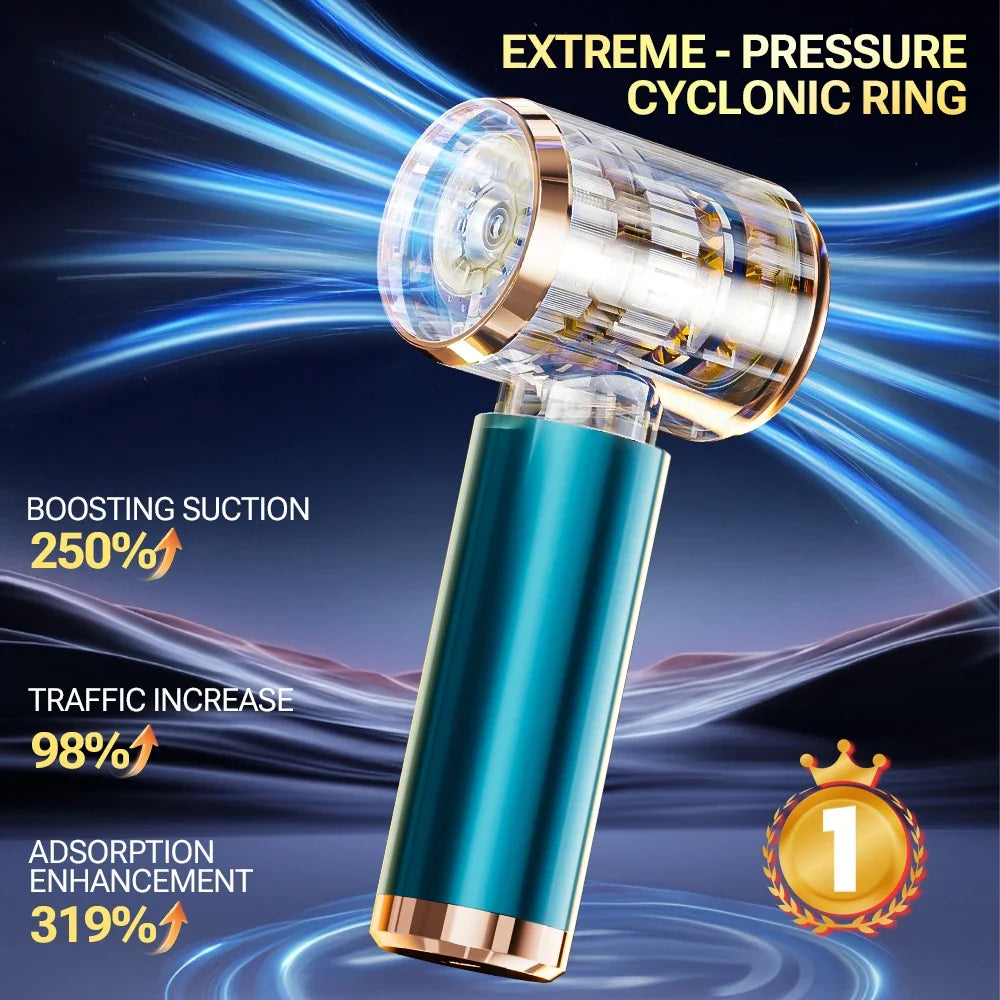 SZUK Portable Car Vacuum Cleaner 165000Pa Powerful Wireless Vacuum Cleaner Strong Suction Handheld Mini Vacuum Cleaner for Car