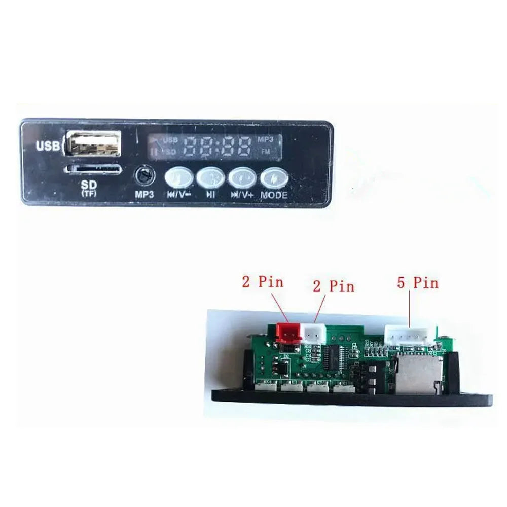 Children's electric car Bluetooth music player with USB interface MP3 music version chip, 12V music player speaker accessories