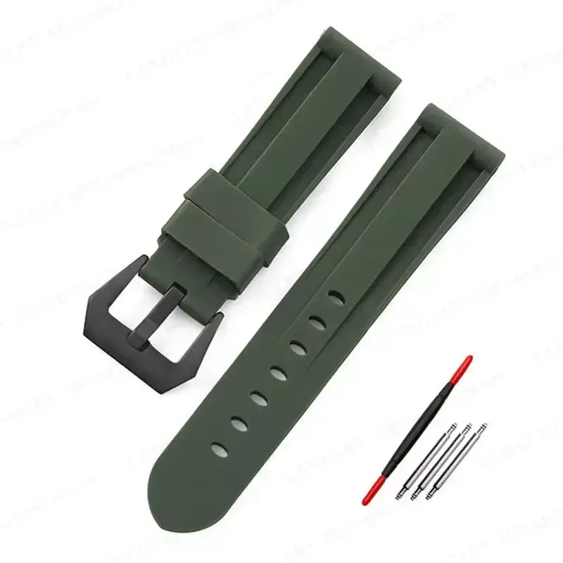 Suunto Race, Vertical & 9 Peak Recessed-Panel Silicone Band