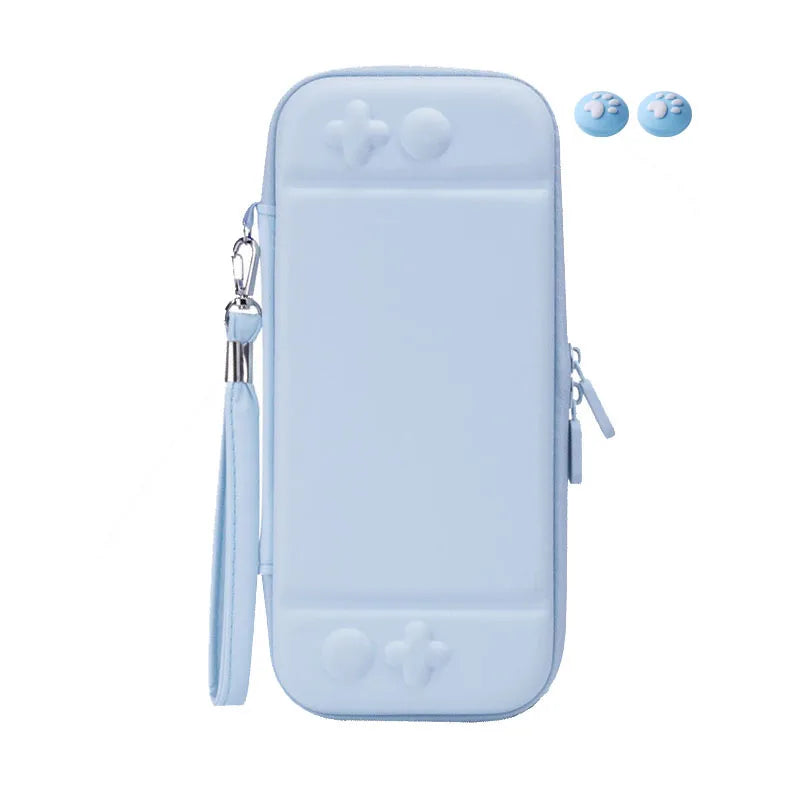 3 in 1 Portable Hard Carrying Bag Case for Switch Lite Console Game Accessories Storage with Cute Thumb Grip Cover Free Shipping