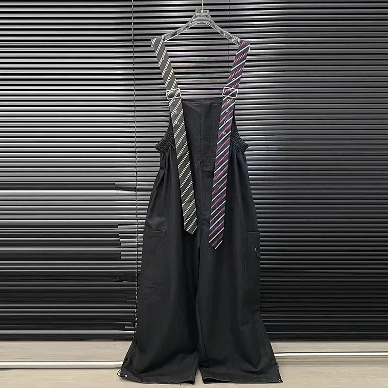 Executive Street Suspender Jumpsuit