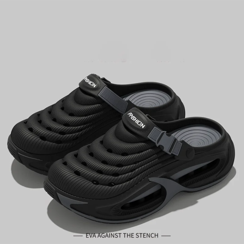 Big Size 38-49 Fashion Men's Summer Outdoor Sports Clogs Non Slip Soft Bottom Wading Beach Sandals Male Cozy Hollow Out Sandals